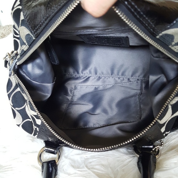 SOLD Coach Monogram Satchel Bag - Picture 6 of 8